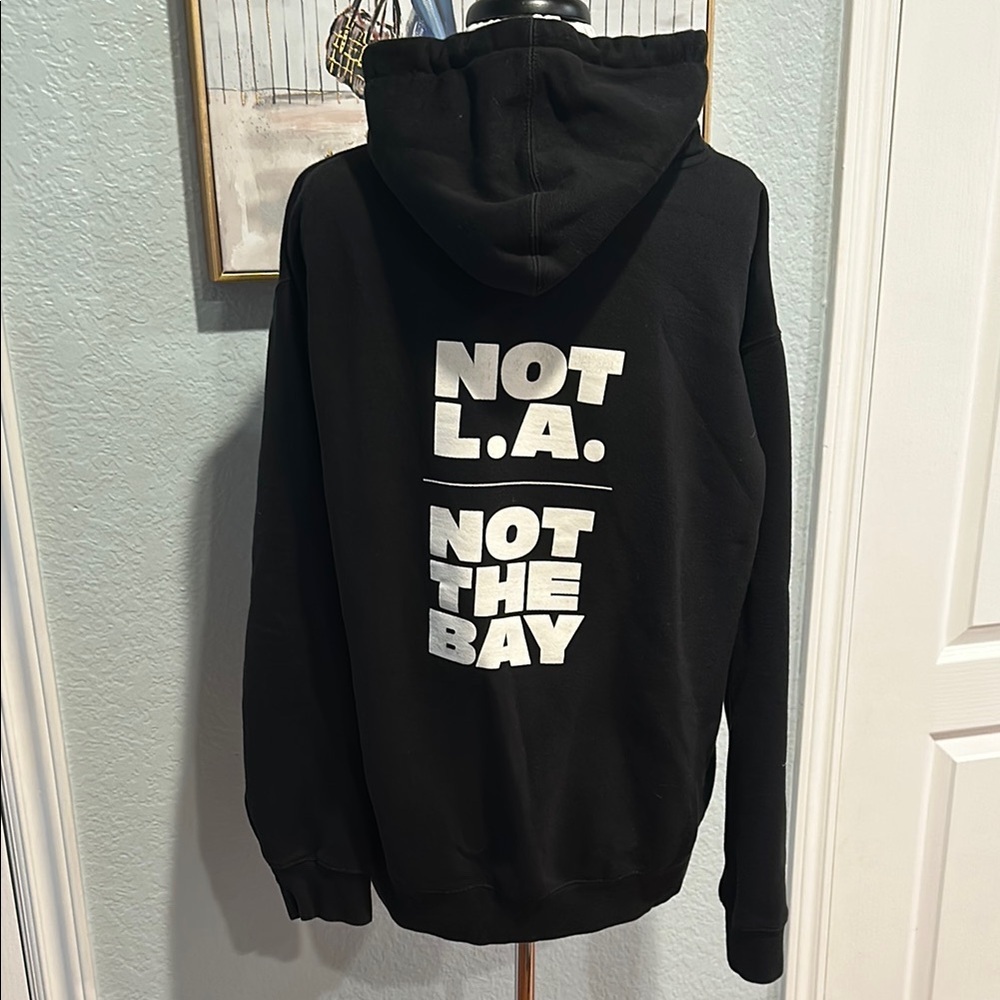 Not L.A. Not the Bay Sz Large Signature Sweatshirt Hoodie Pullover - Picture 5 of 10